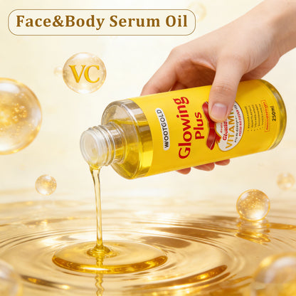 Vitamin C & Glutathione Brightening Face & Body Oil – Dark Spot & Glow Serum Oil