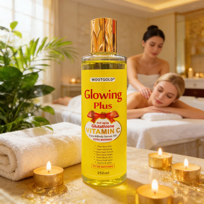 Vitamin C & Glutathione Brightening Face & Body Oil – Dark Spot & Glow Serum Oil