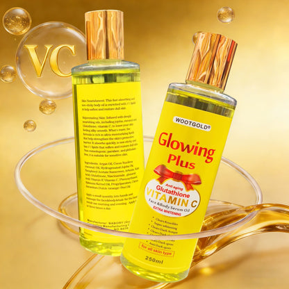 Vitamin C & Glutathione Brightening Face & Body Oil – Dark Spot & Glow Serum Oil