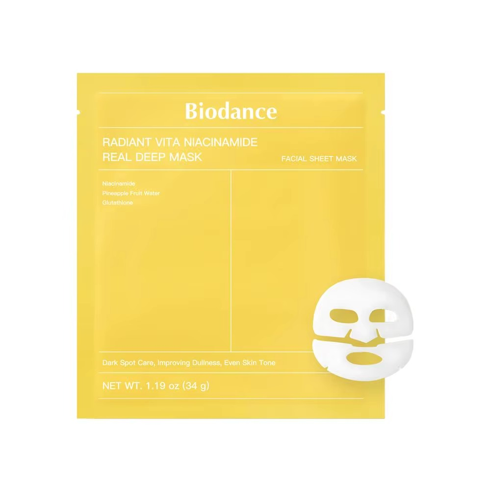 Korean Biodance Skin Care Kit - Collagen Gel Toner Pads, Bio-Collagen Real Deep Mask, Nourishing, Moisturizing, Calming, Tighten