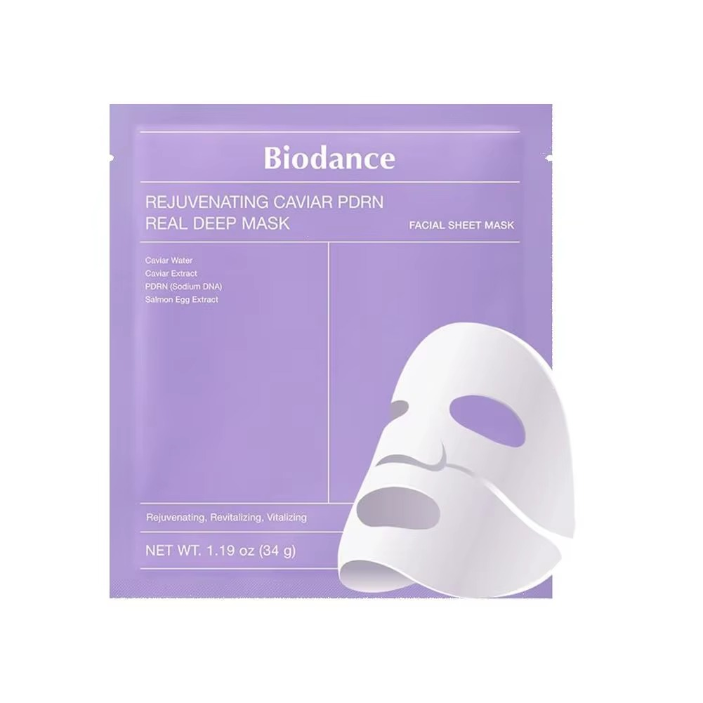 Korean Biodance Skin Care Kit - Collagen Gel Toner Pads, Bio-Collagen Real Deep Mask, Nourishing, Moisturizing, Calming, Tighten