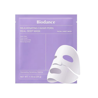 Korean Biodance Skin Care Kit - Collagen Gel Toner Pads, Bio-Collagen Real Deep Mask, Nourishing, Moisturizing, Calming, Tighten
