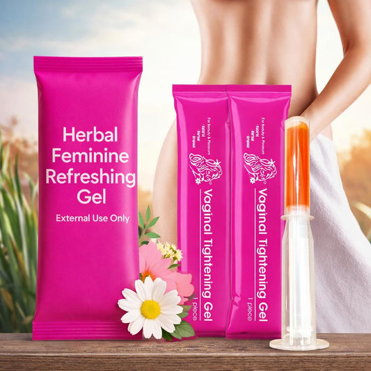 Deep Skin Secrets Herbal Feminine Refreshing Gel Pack of 10 | Gentle Daily External Care